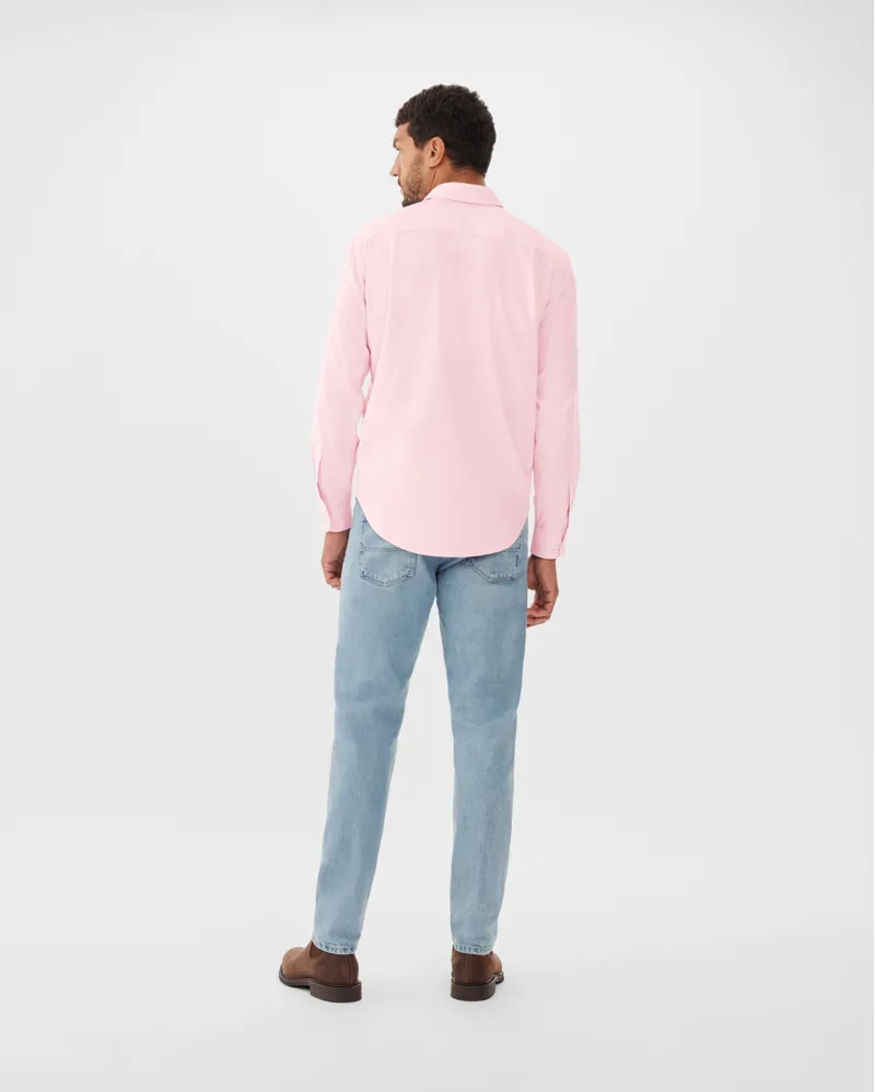 RM Williams Collins Shirt Pink White-3